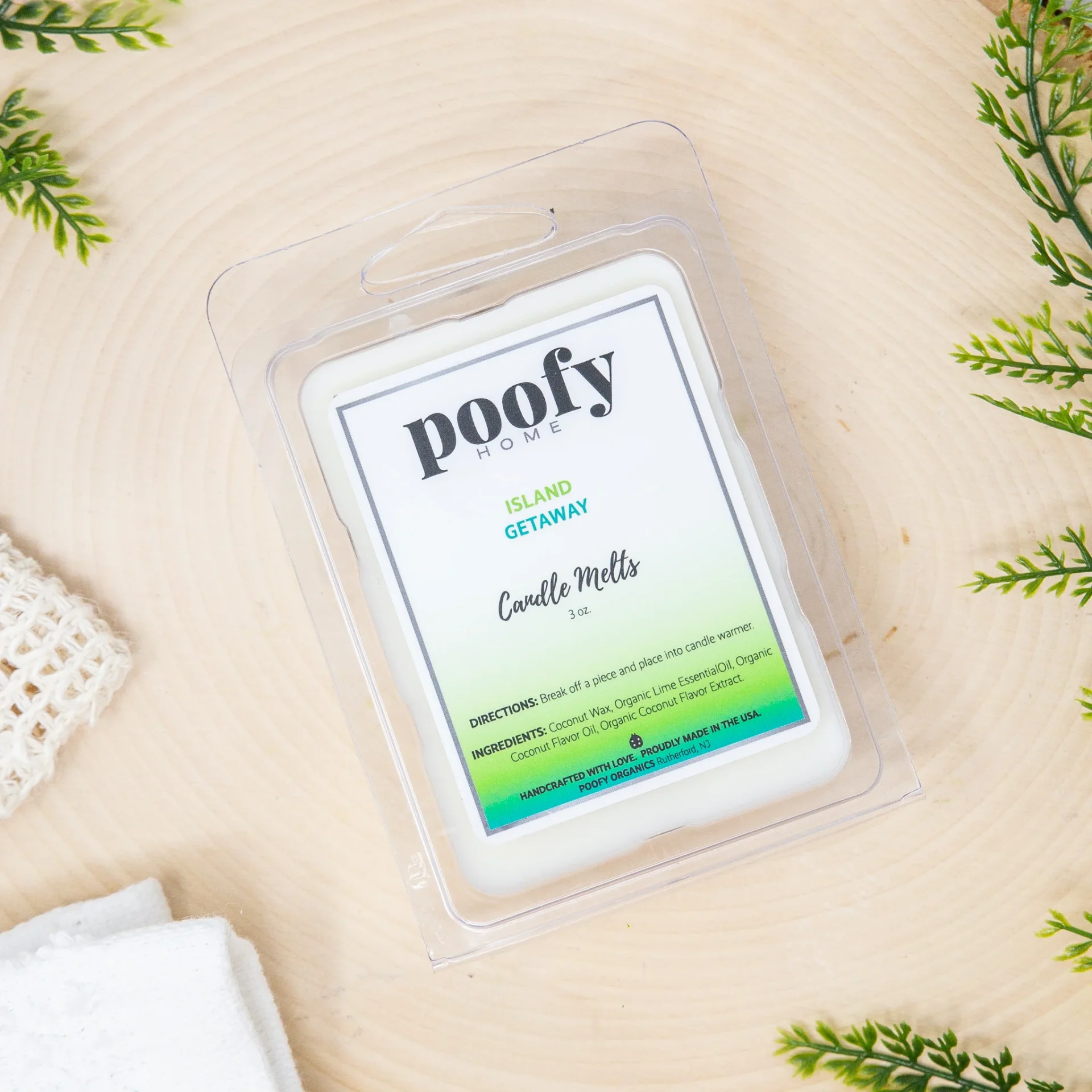 Poofy Organics Island Getaway Candle Melts