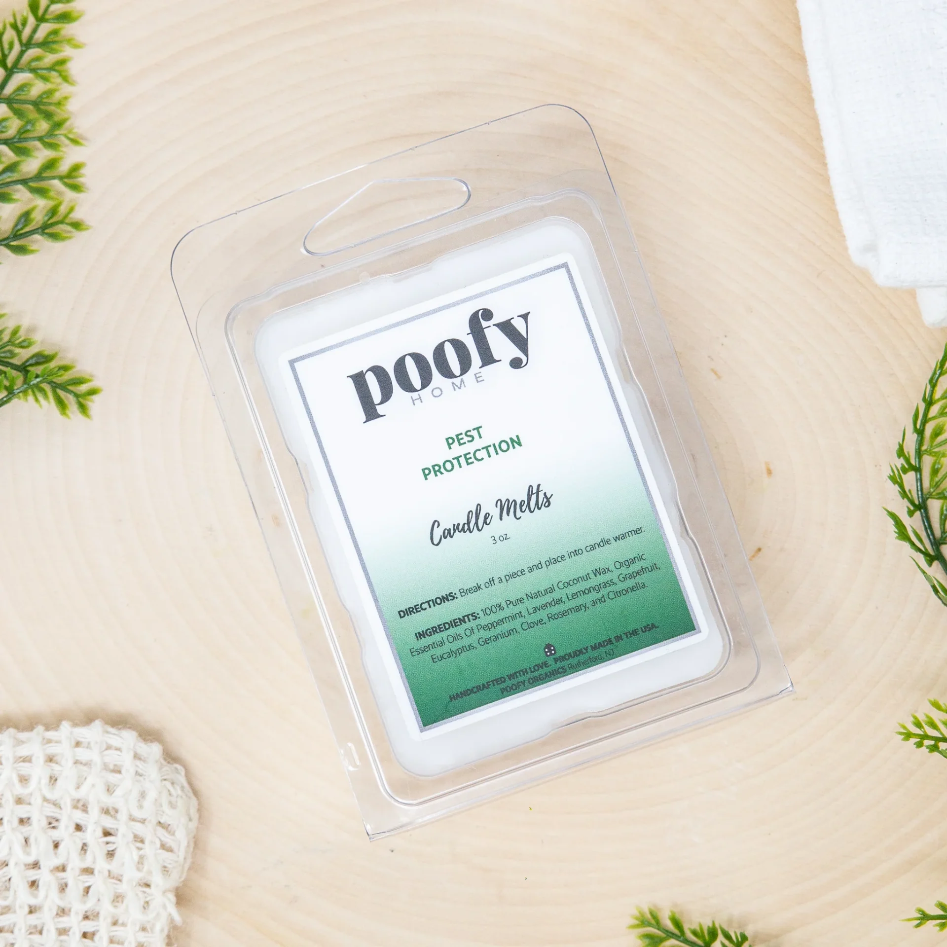Poofy Organics Organic Pest Protection Candle