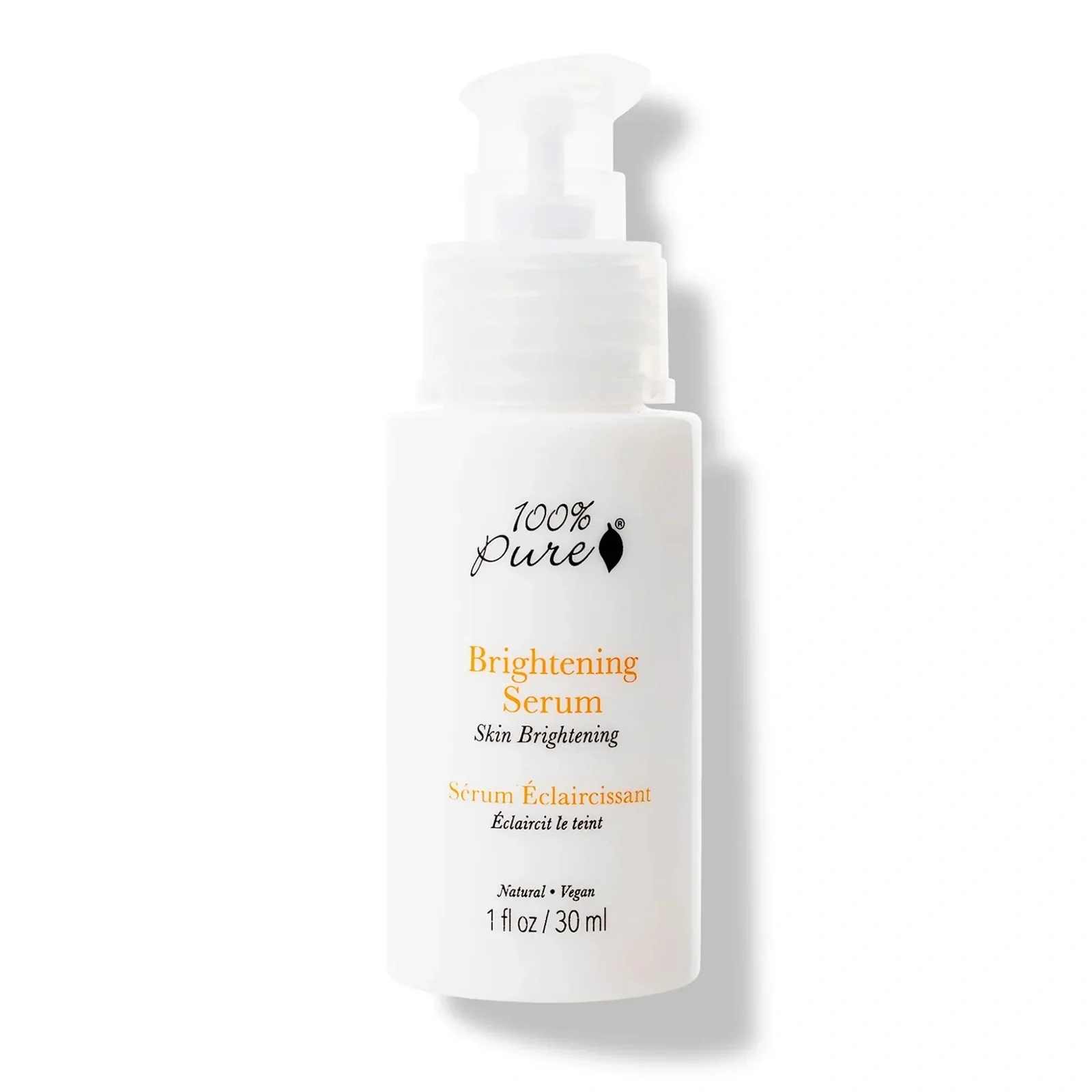 100% Pure Brightening Serum review and promo code