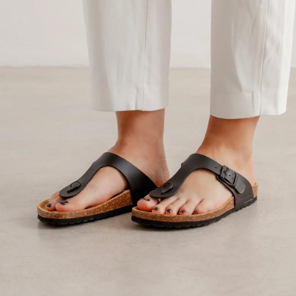 Biankina organic cork sandals