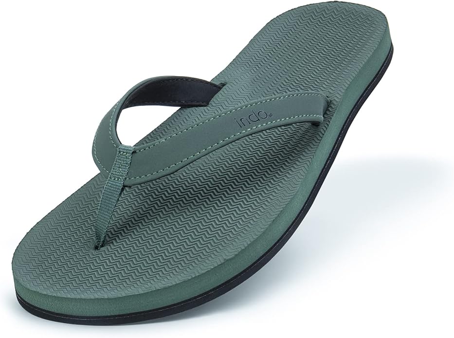 Indosole organic flip flops