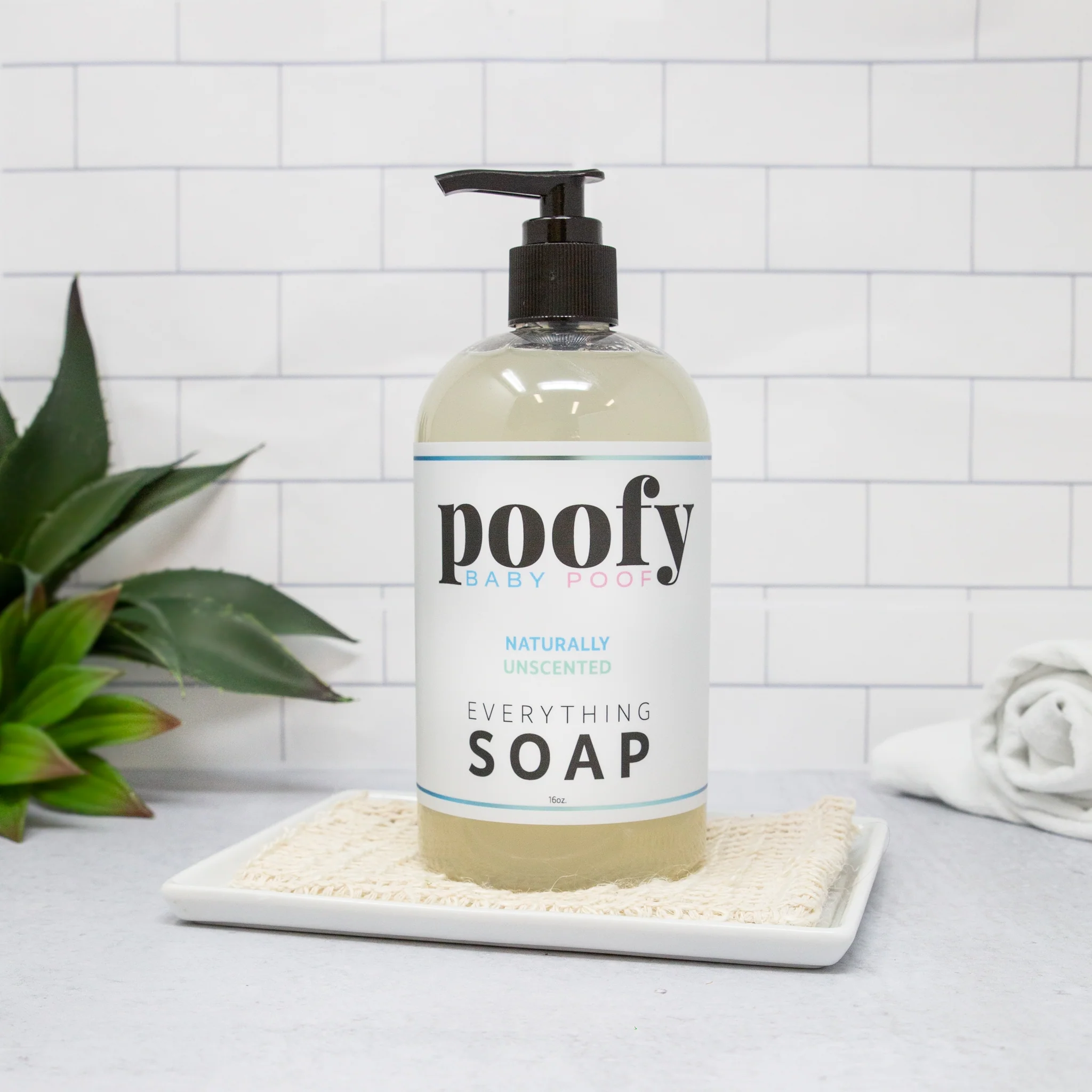 Poofy Organics Unscented baby wash