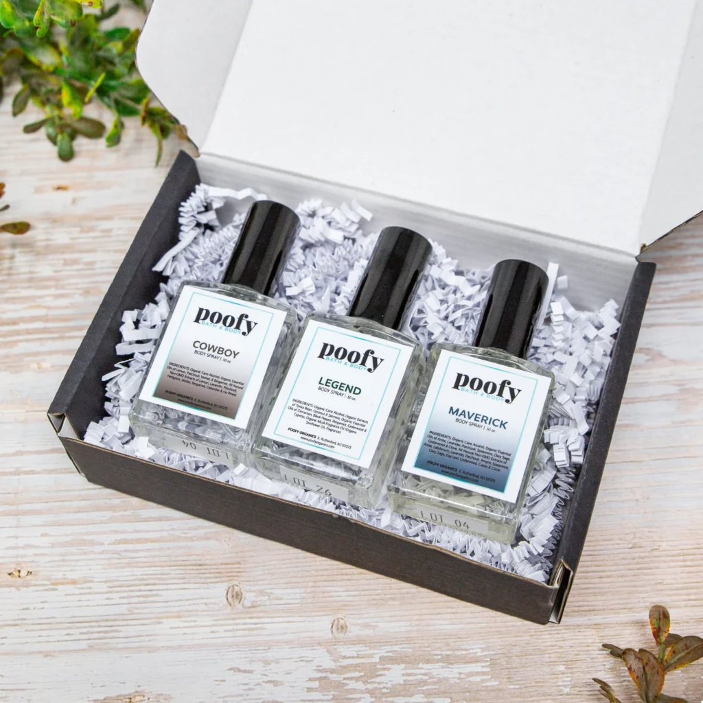 Poofy Organics Body Spray Set for Men