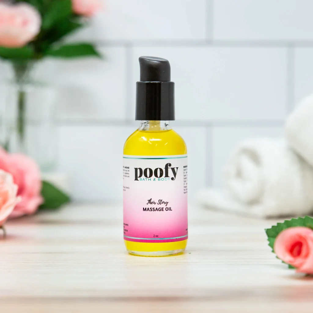 Poofy Organics Massage Oil review and promo code