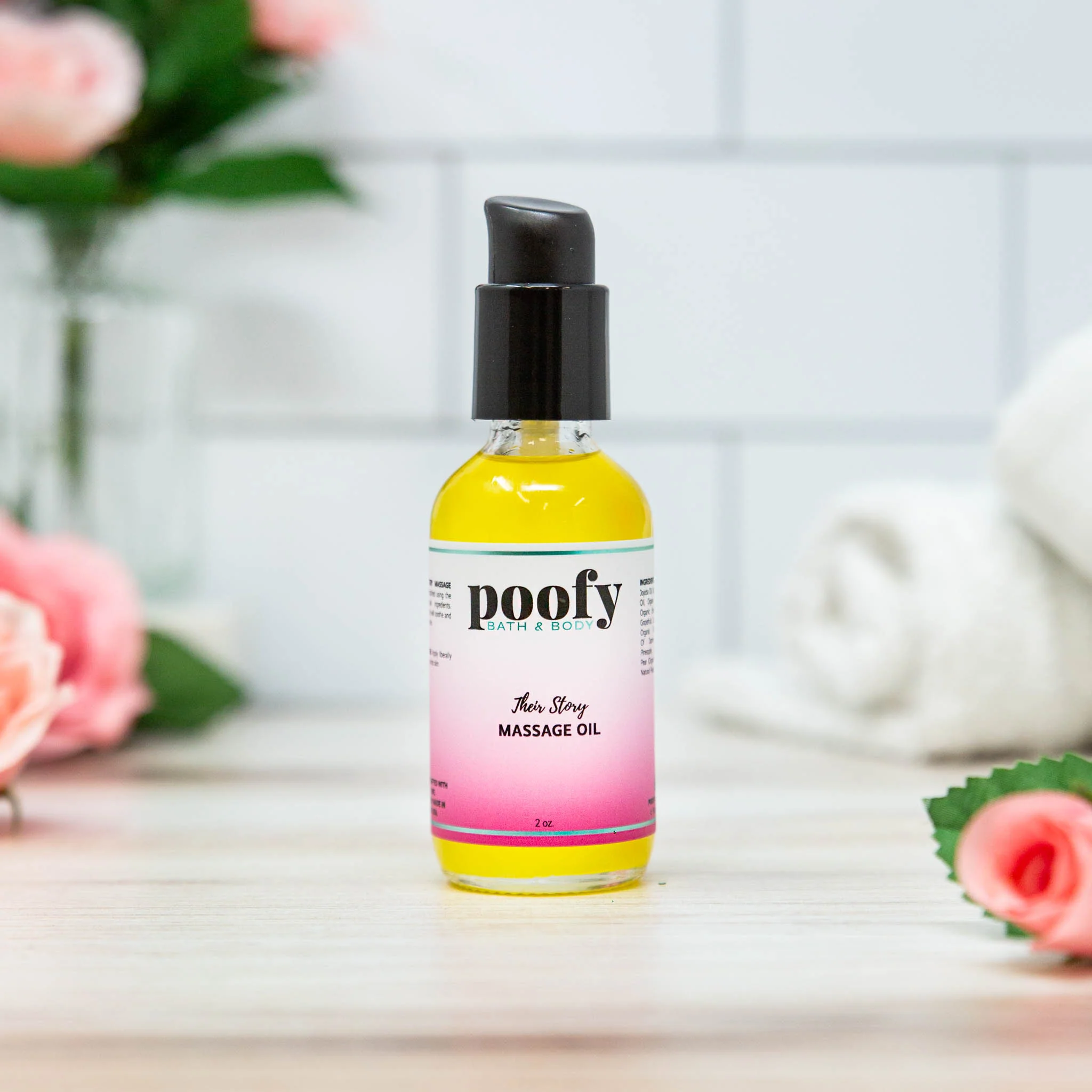Poofy Organics Massage Oil review and promo code