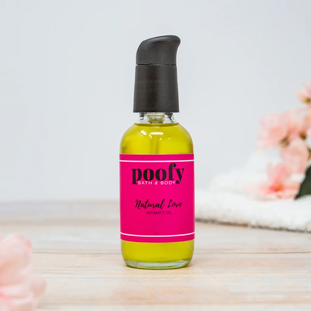 Poofy Organics Natural Intimate Oil, organic lubricant