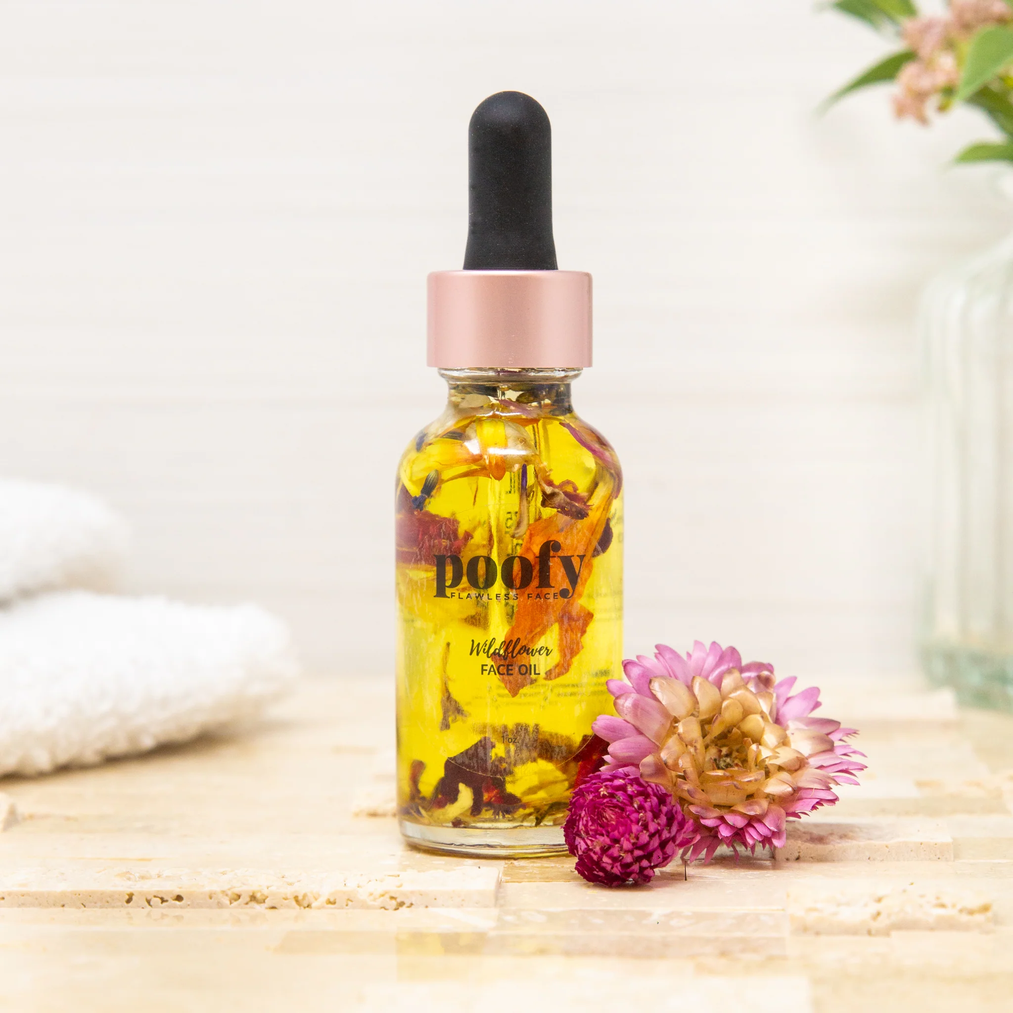 Poofy Organics Natural Wildflower Face Oil