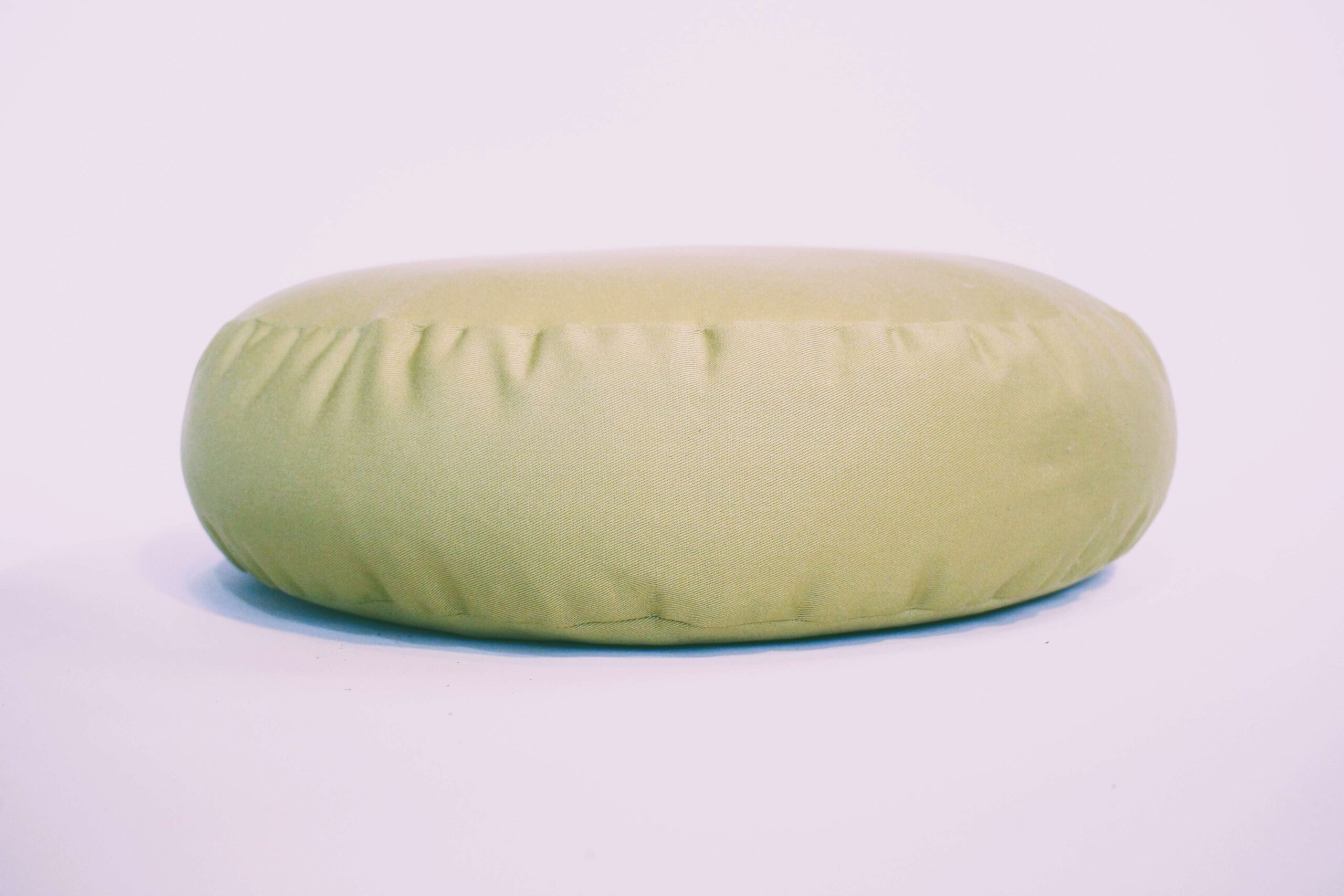 White Lotus Organic Cotton Zafu Meditation Pillow