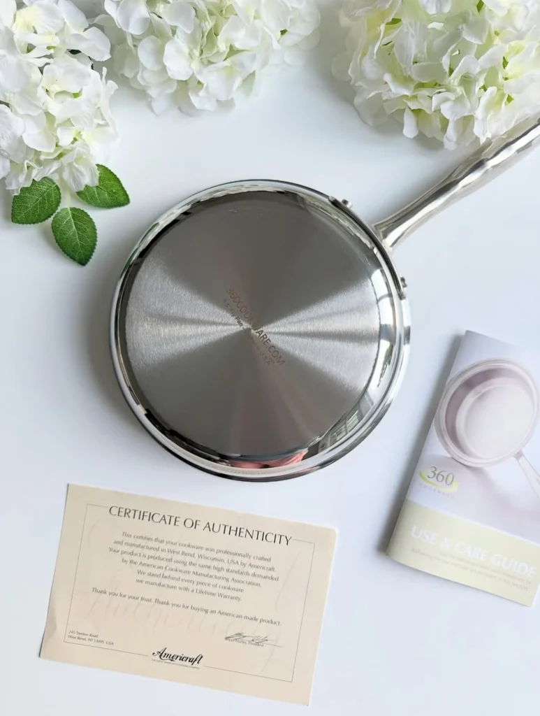 360 Cookware fry pan large