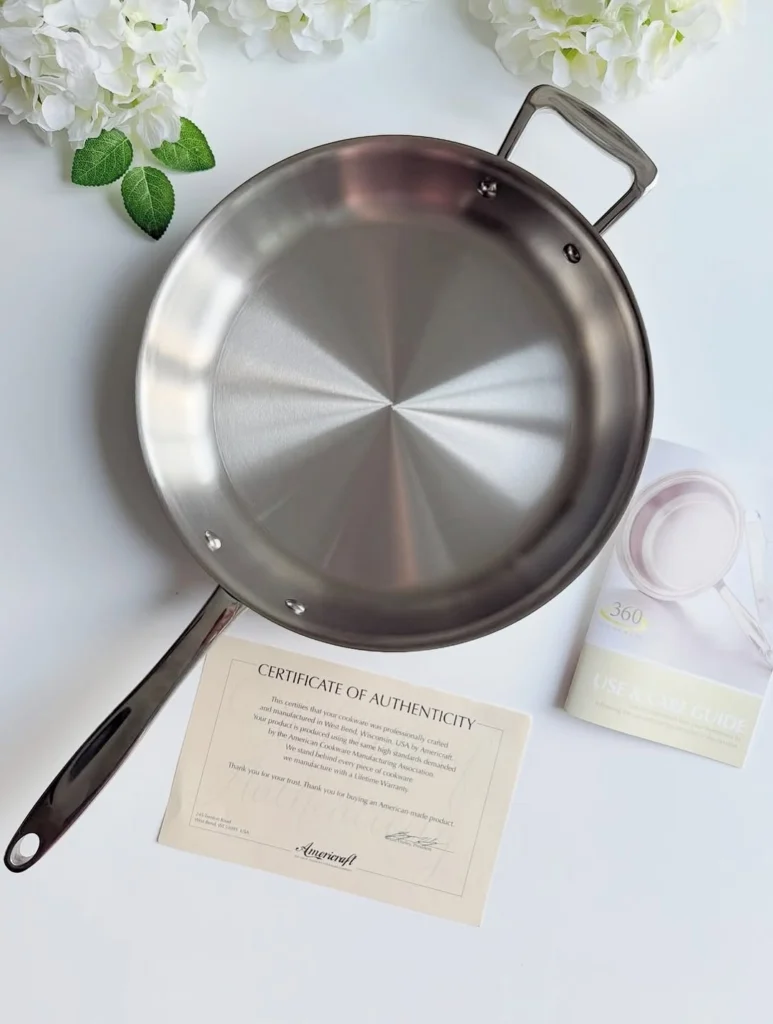 360 Cookware large fry pan