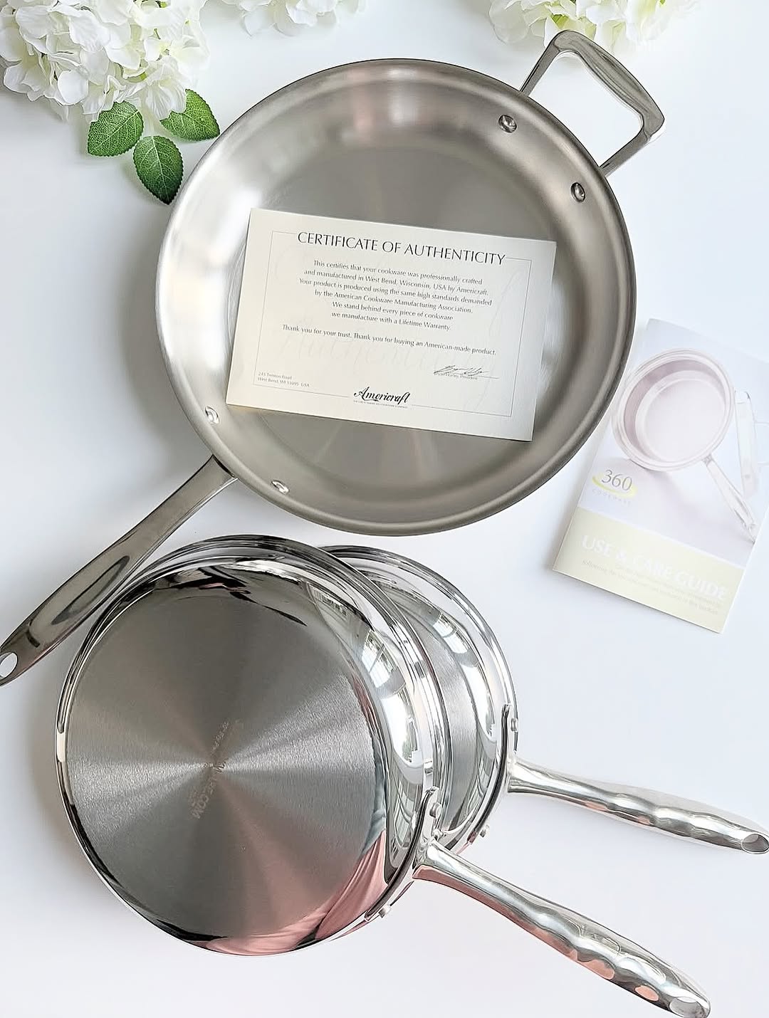 360 Cookware pan set