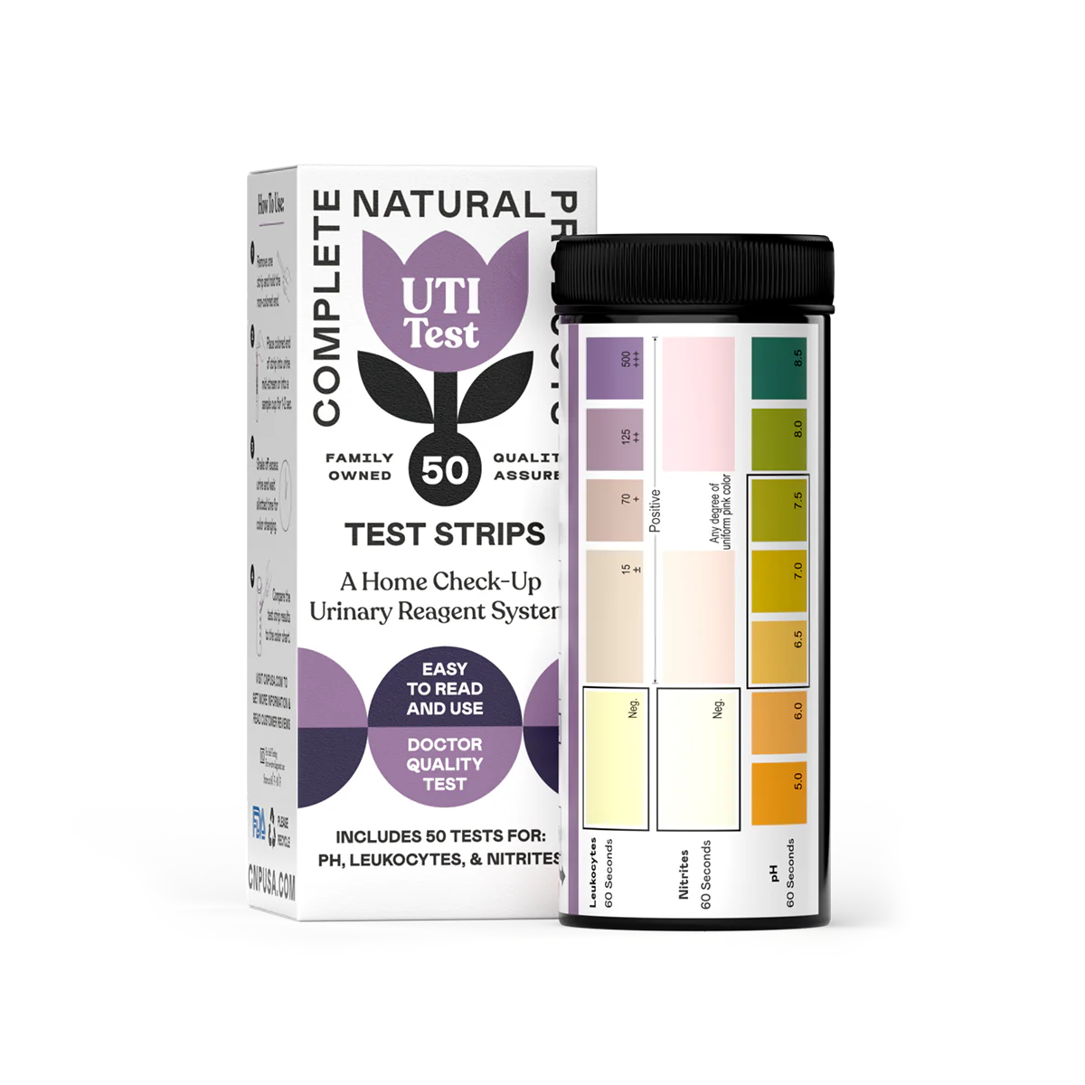 Complete Natural Products UTI home tests