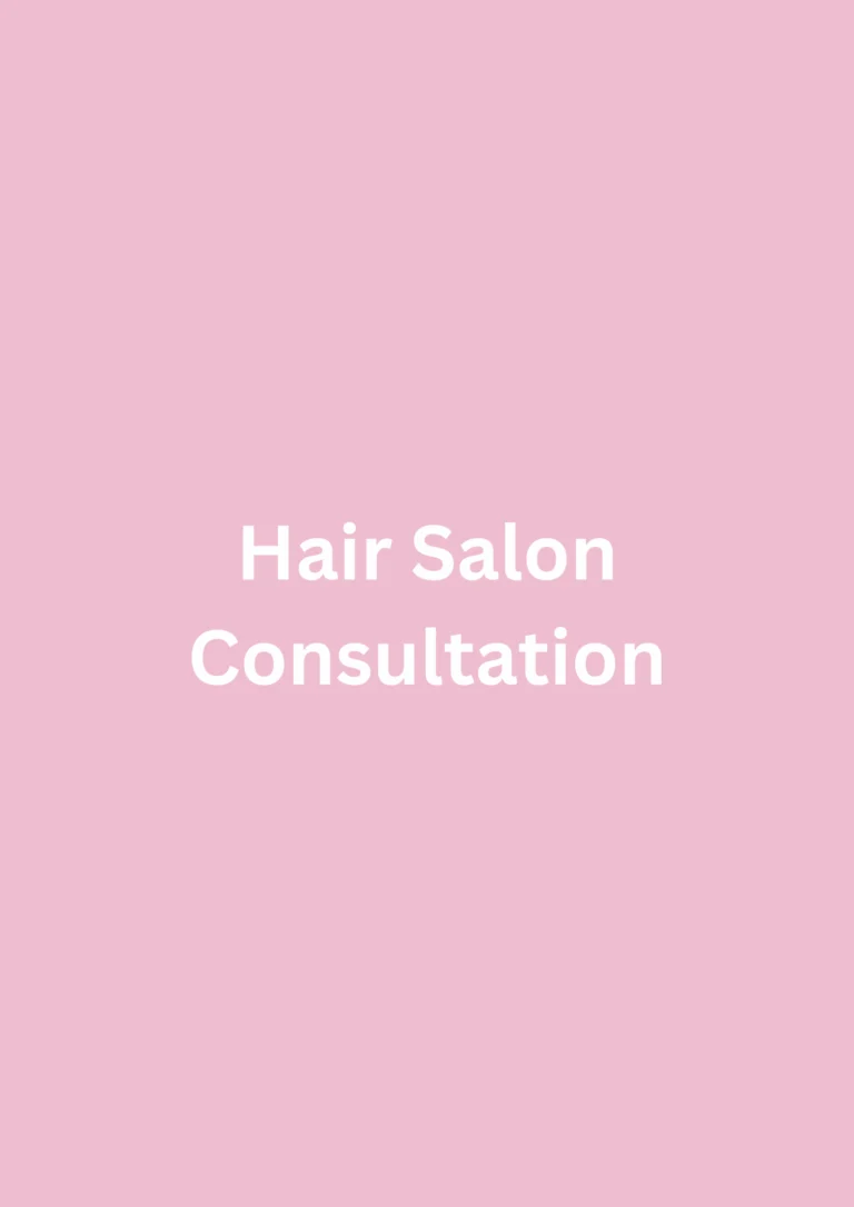 Hair Salon Consultation