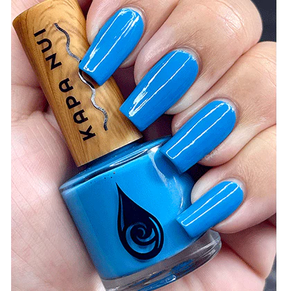 Kapa Nui Blue Nail Polish, patriotic