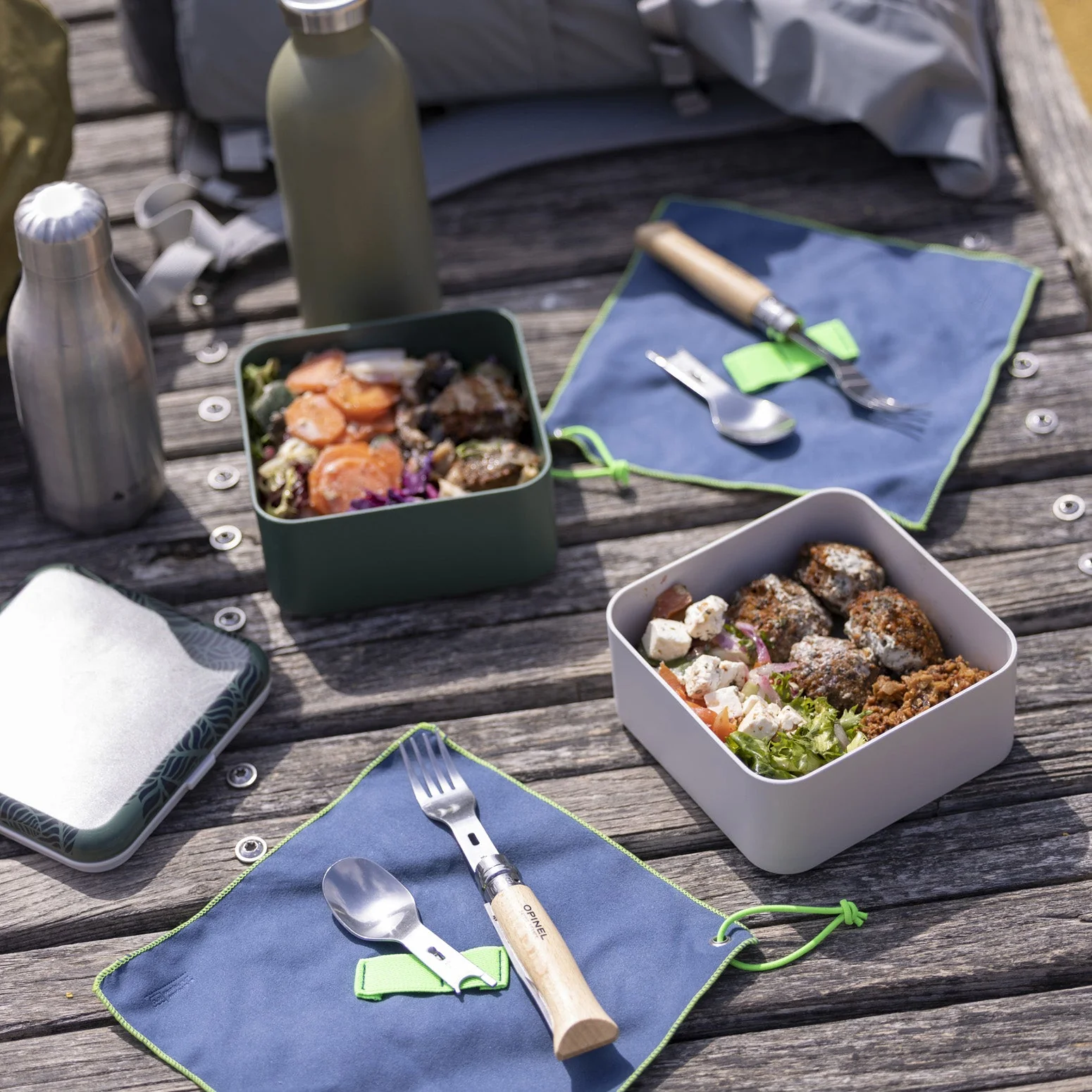 Opinel folding flatware