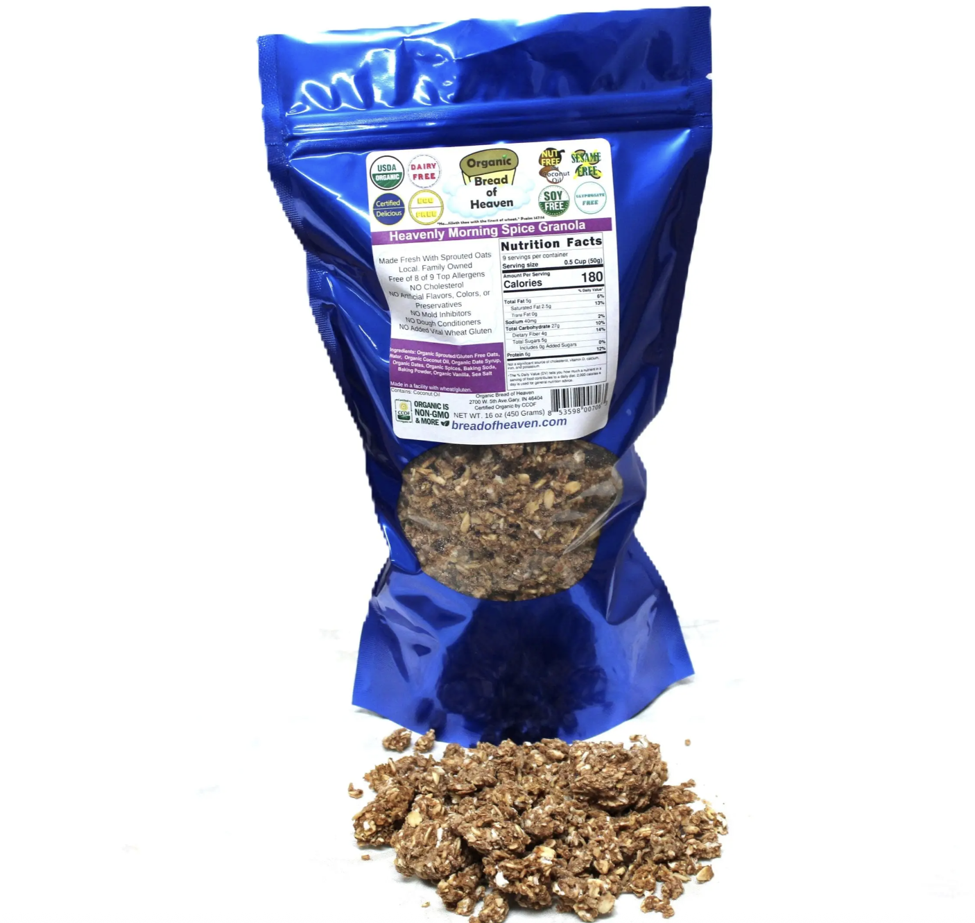 Organic Bread of Heaven Organic Granola
