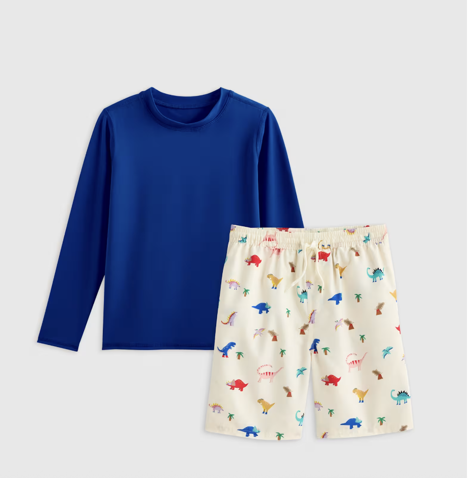 Quince Swim Trunk and Rash Guard Set