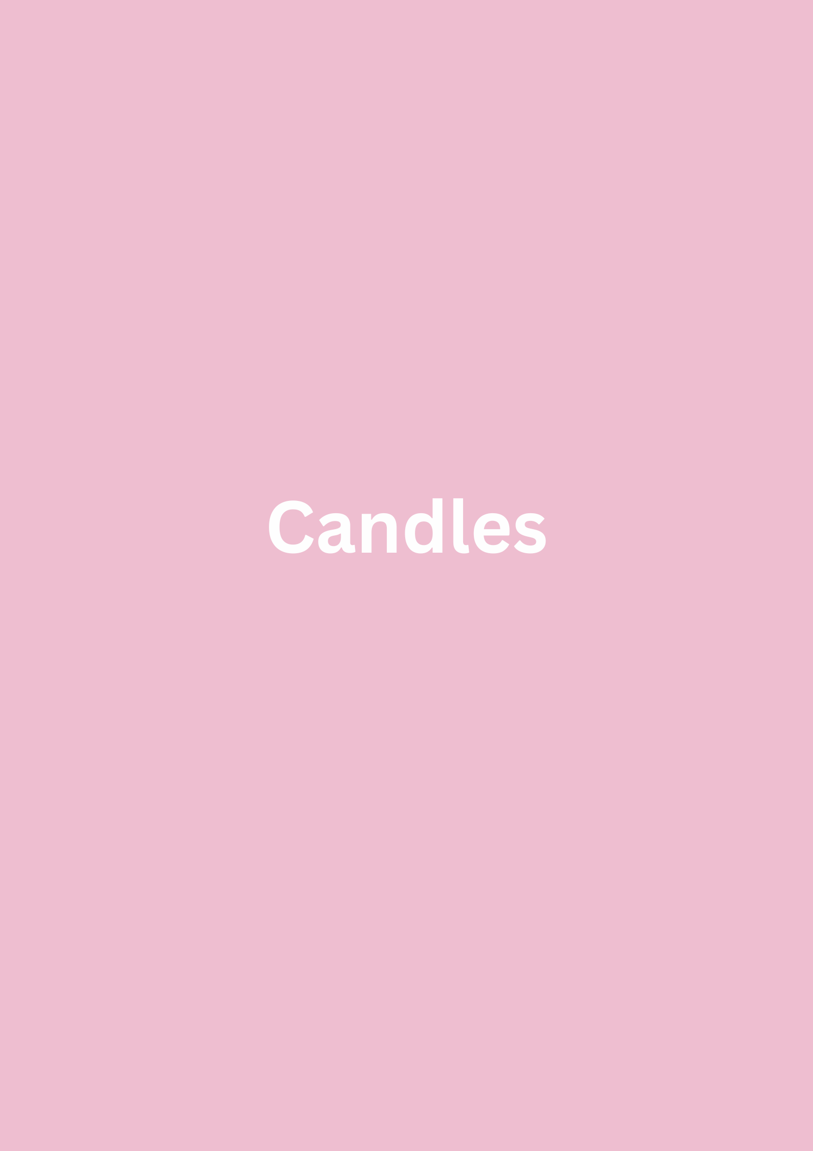 organic candles