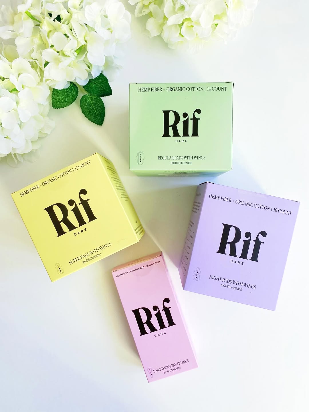 Rif certified organic pads