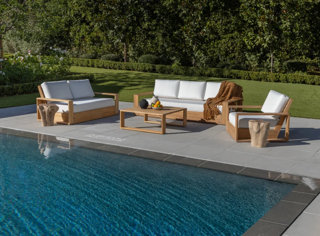 Teak Warehouse pool furnitures