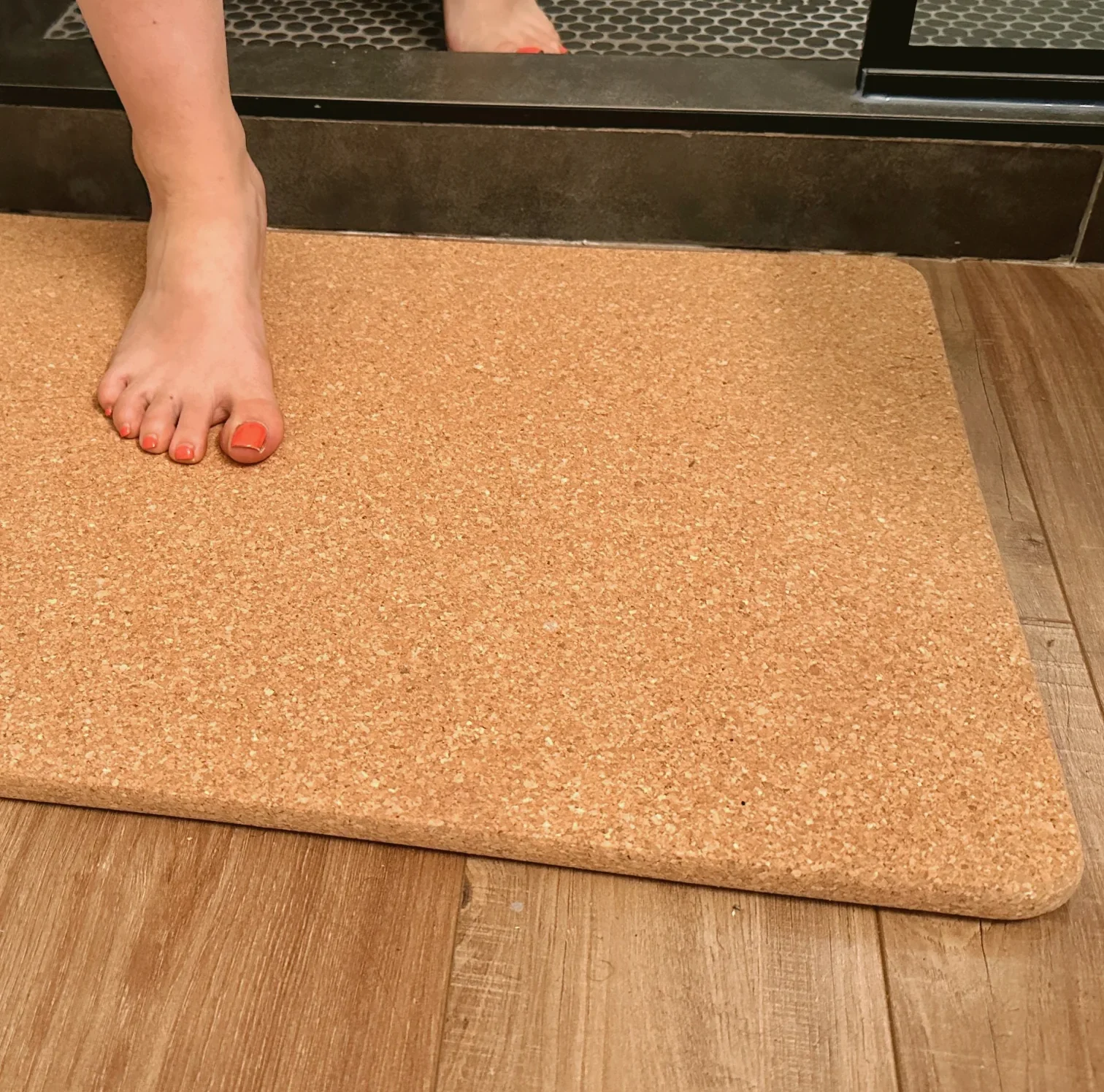 Tiradia Cork Natural Cork Bath Mat