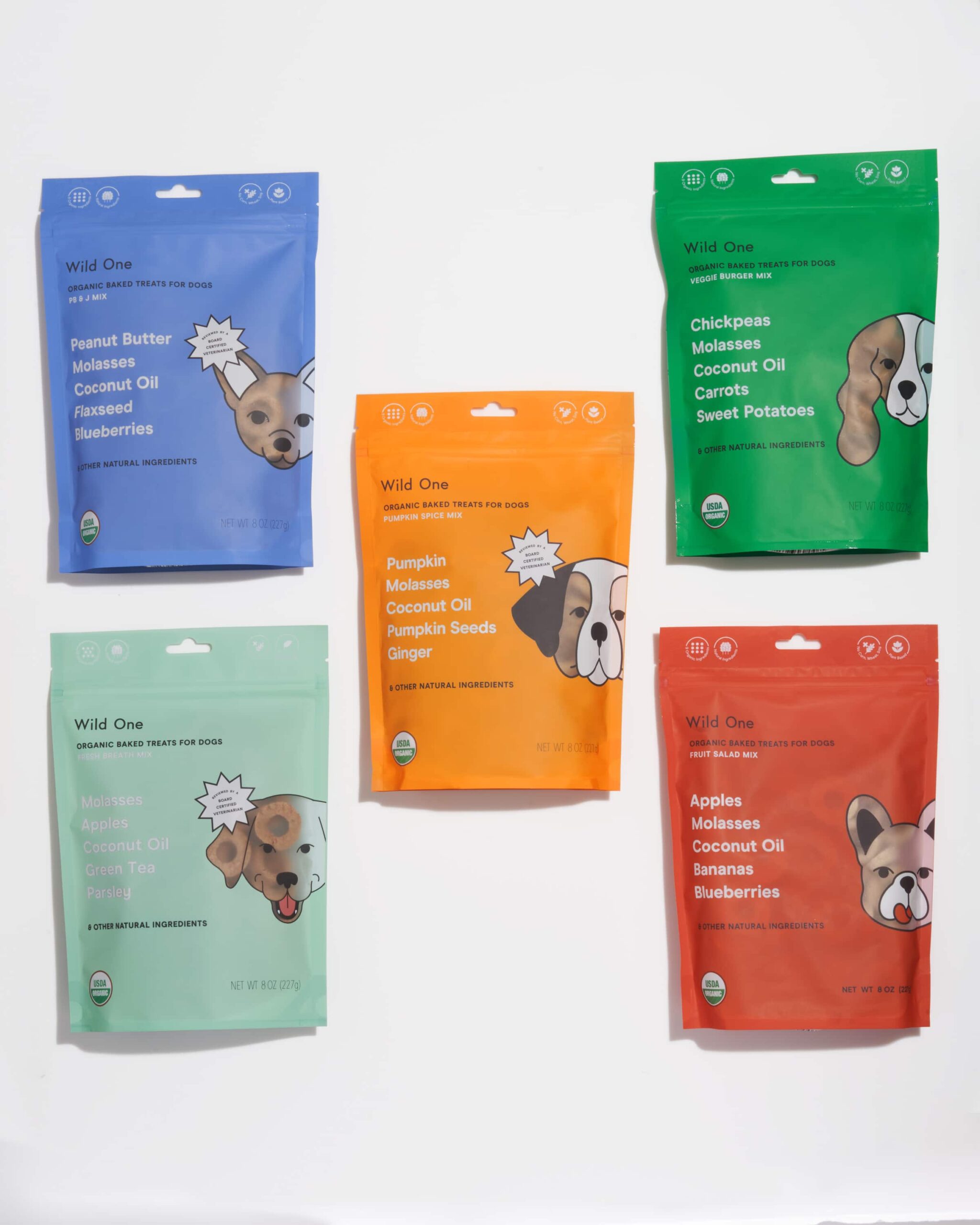 Wild One Organic Dog Treats, USDA certified organic
