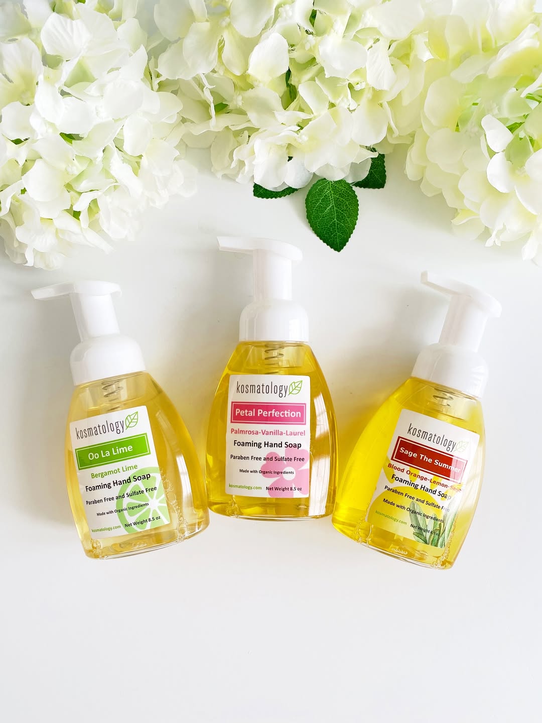 Kosmatology foaming hand soap set