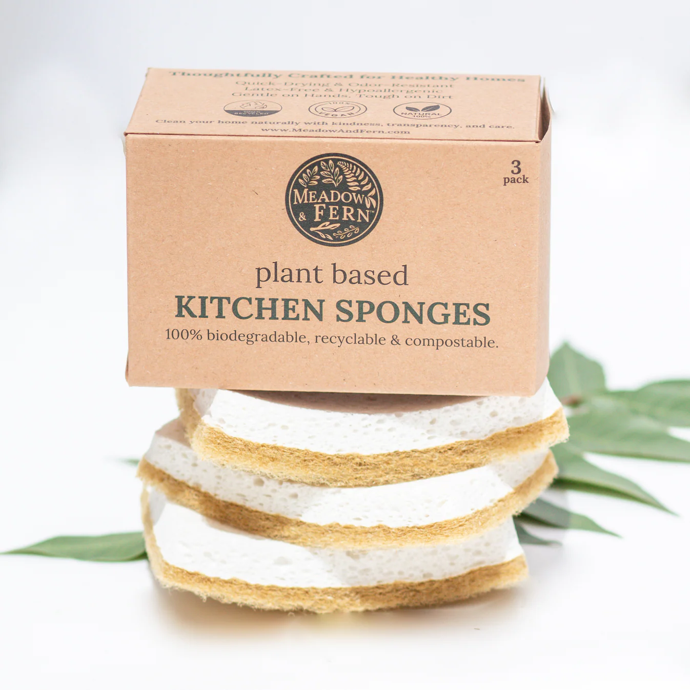 Meadow & Fern Plant-Based Kitchen Sponges