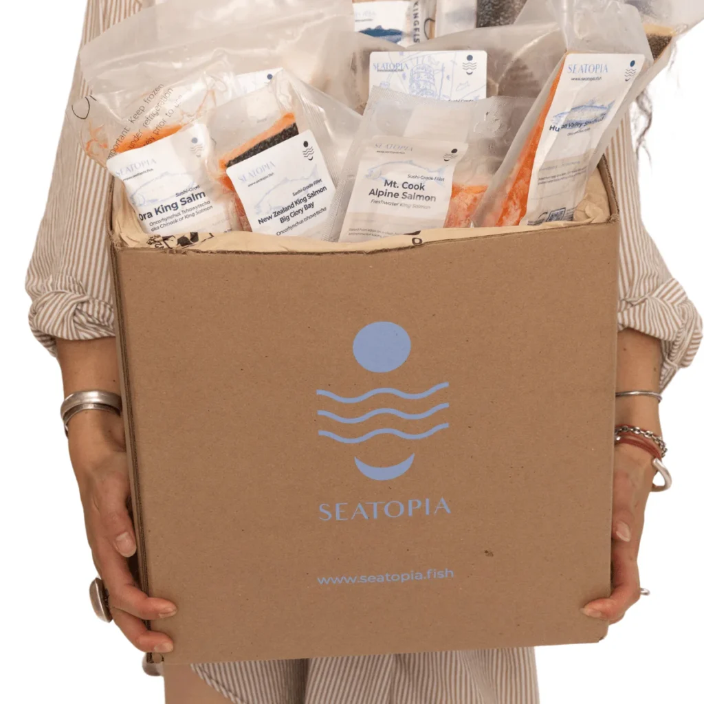 Seatopia organic frozen fish box
