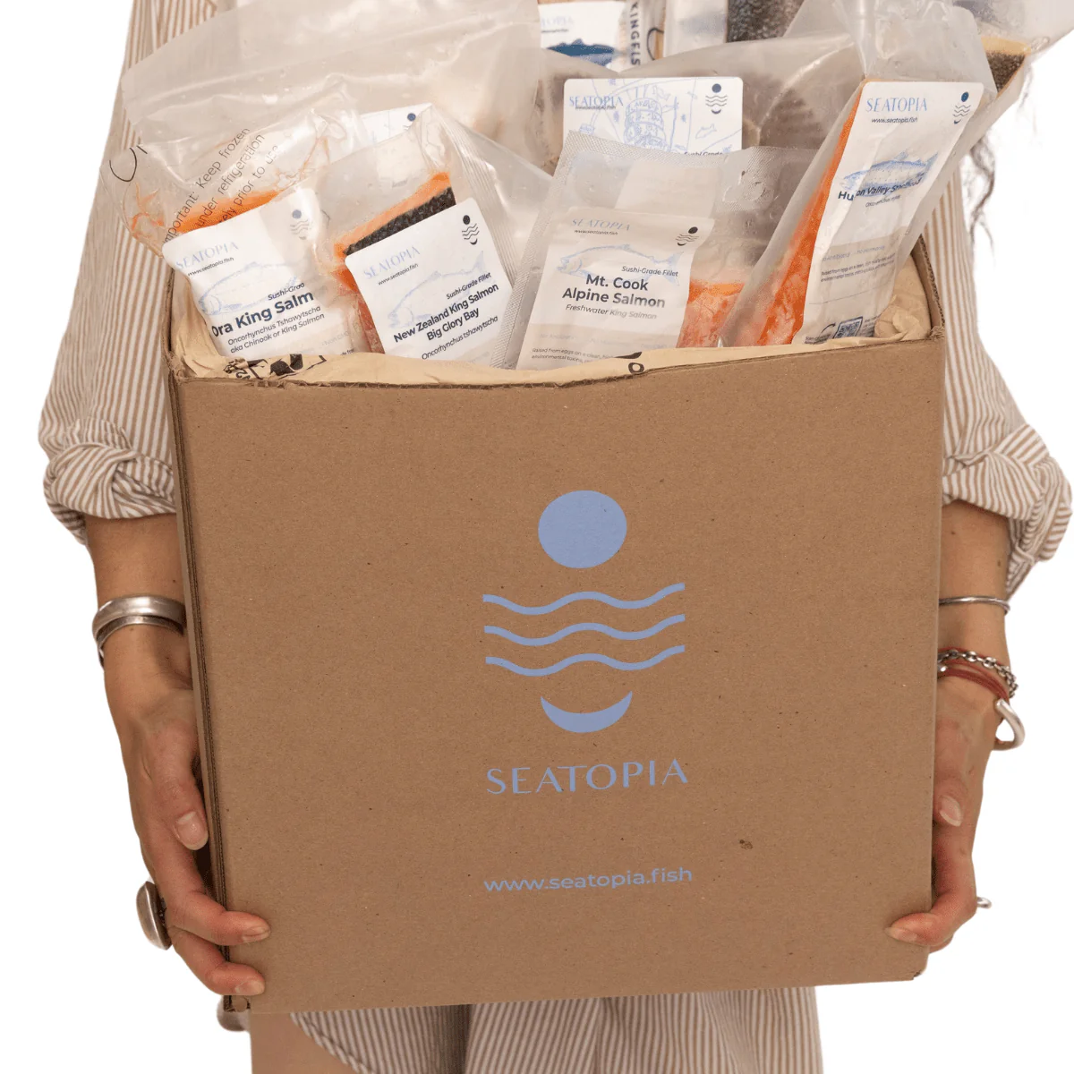 Seatopia organic frozen fish box