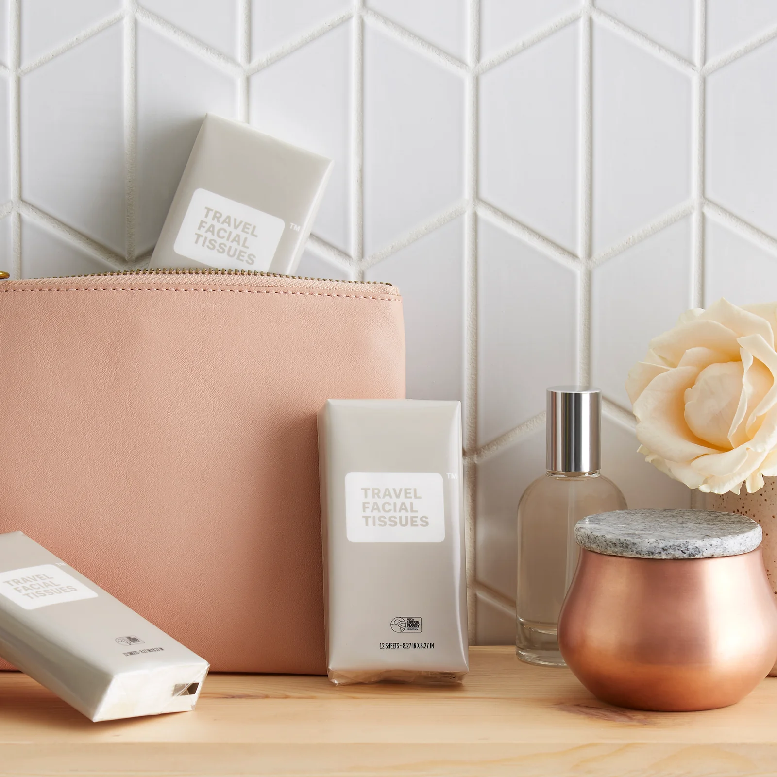 Brandless Organic Facial Tissues, travel size