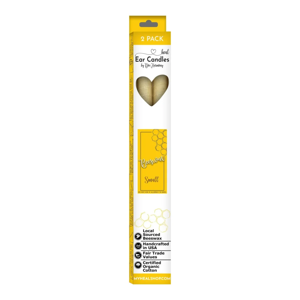 Harmony's Organic, Unscented Beeswax Ear Candles