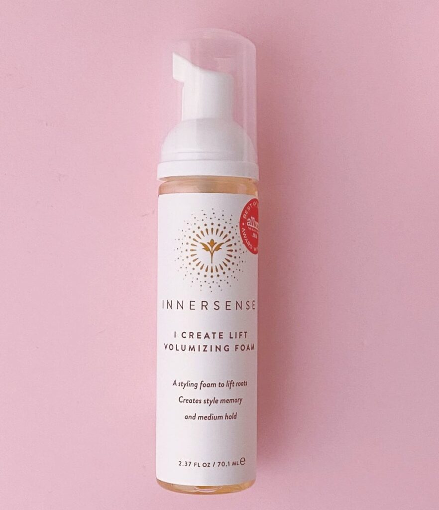 Innersense organic hair foam travel size