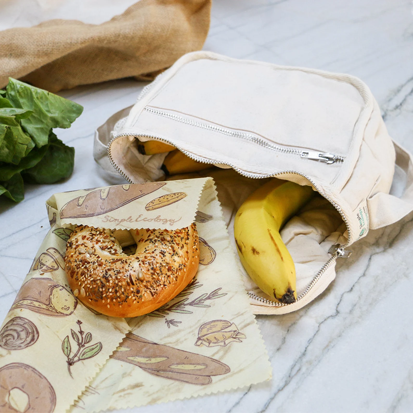 Simple Ecology 100% GOTS Certified Organic Lunch Bag