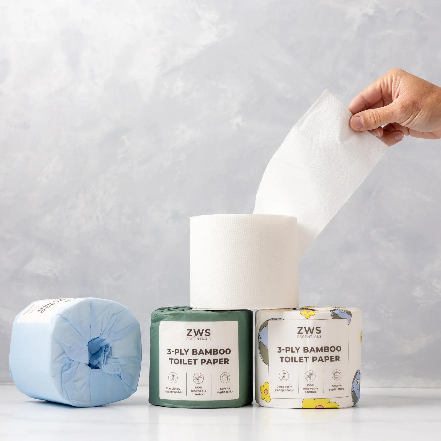 ZeroWasteStore Organic Bamboo Toilet Paper