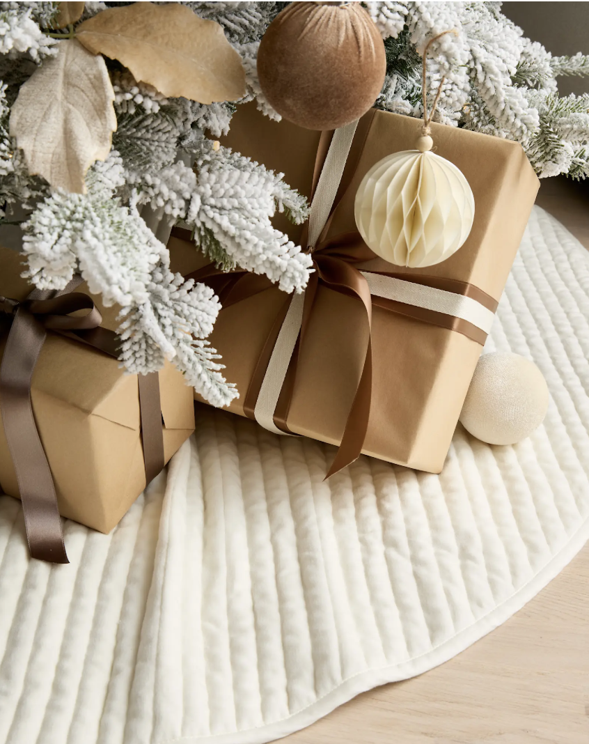Quince Cotton Velvet Tree Skirt