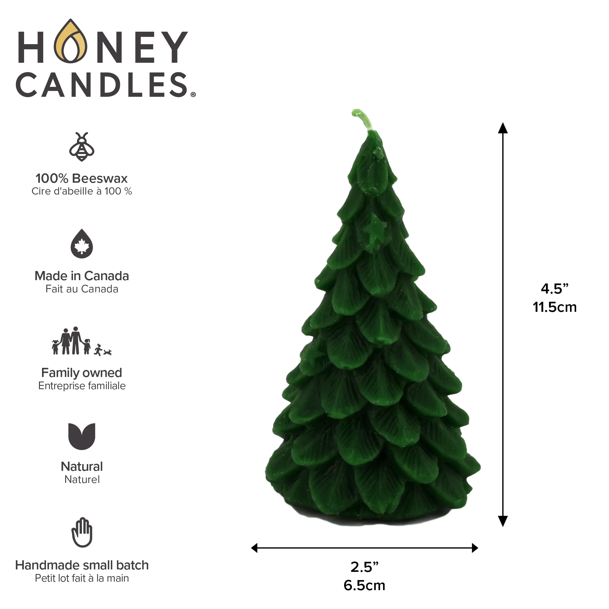 Honey Candles Organic Tree Candle