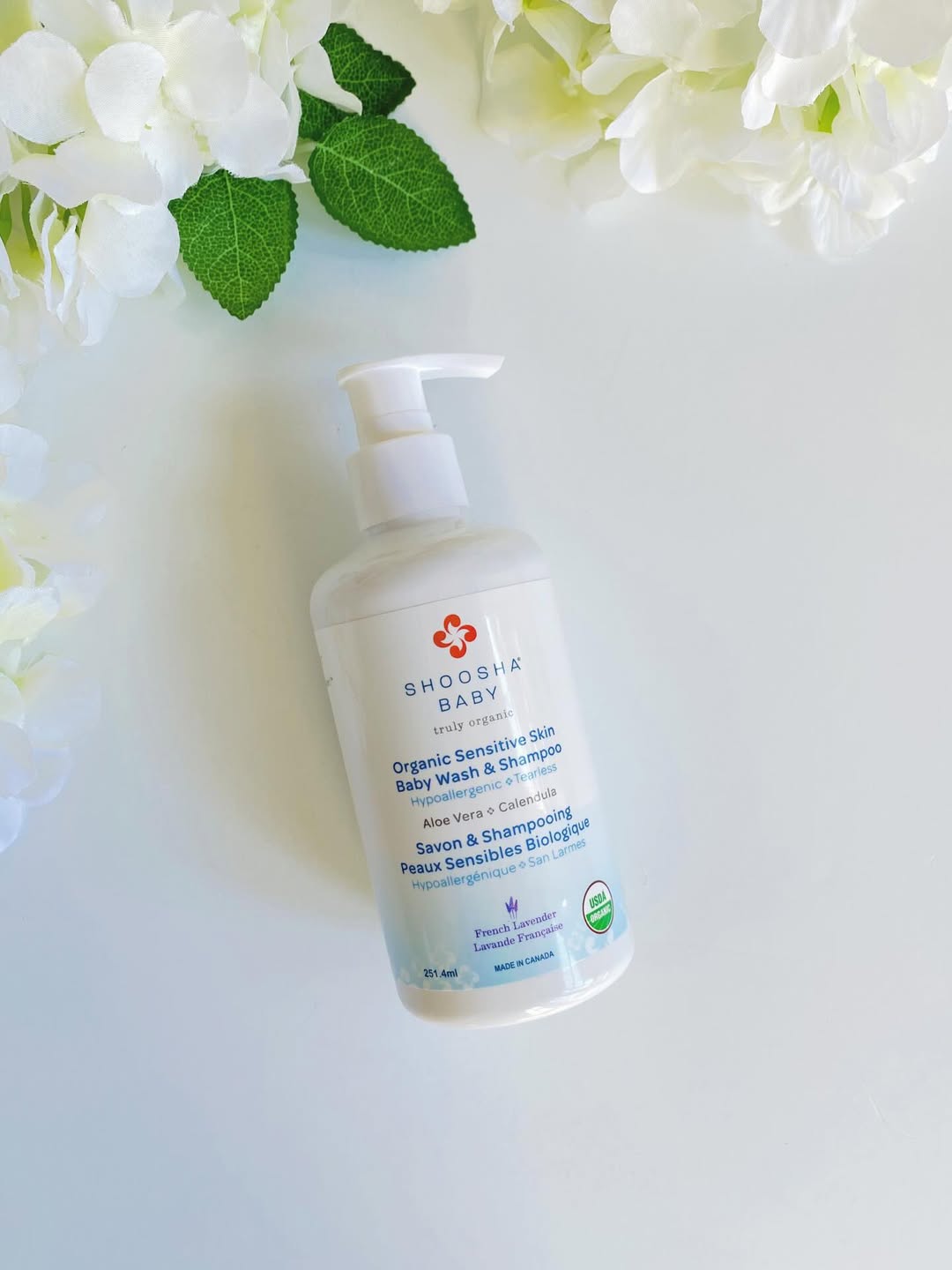 Shoosha USDA Certified Organic Baby Wash