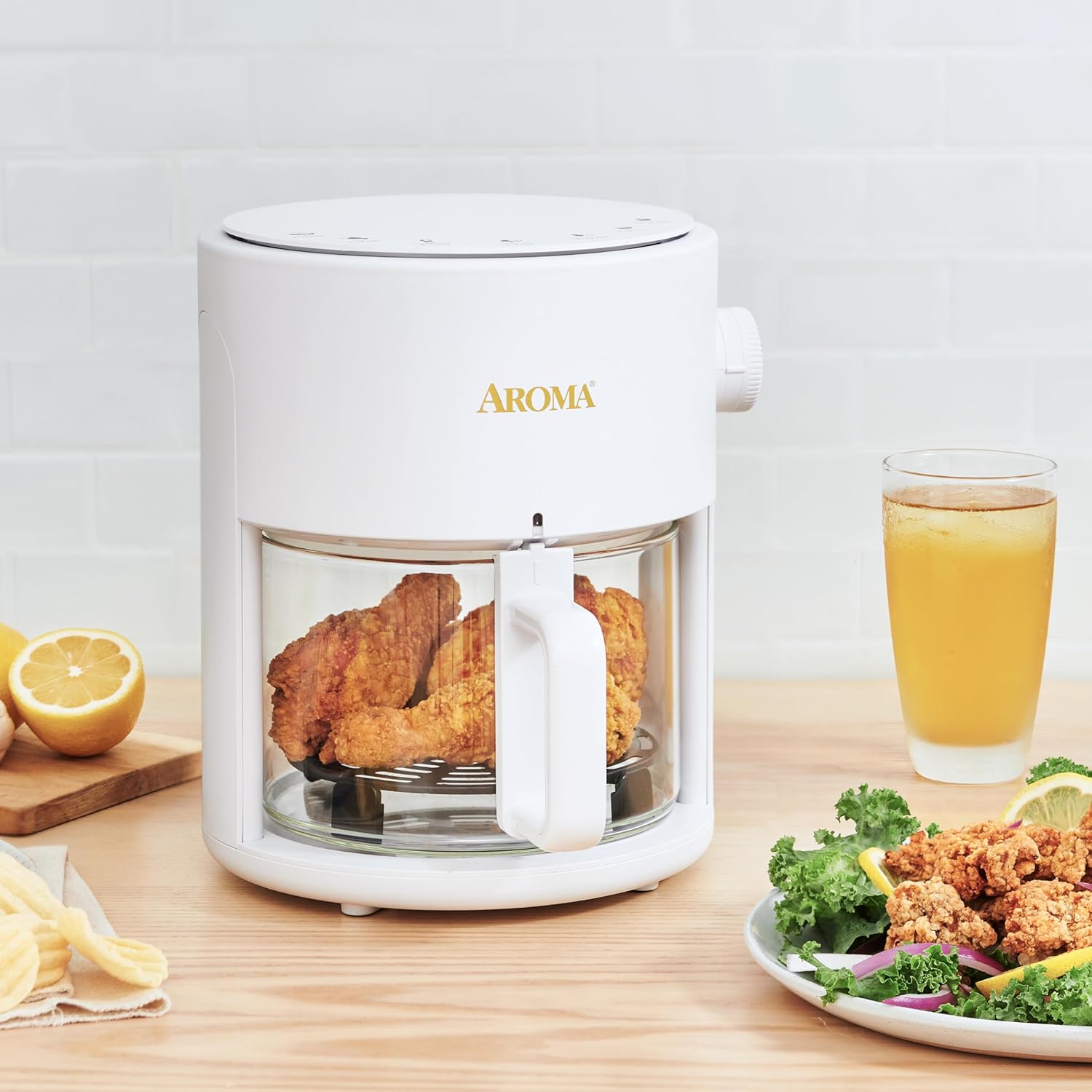 AROMA® Glass Air Fryer and Countertop Convection Oven review
