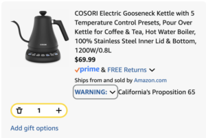 COSORI Electric kettle review