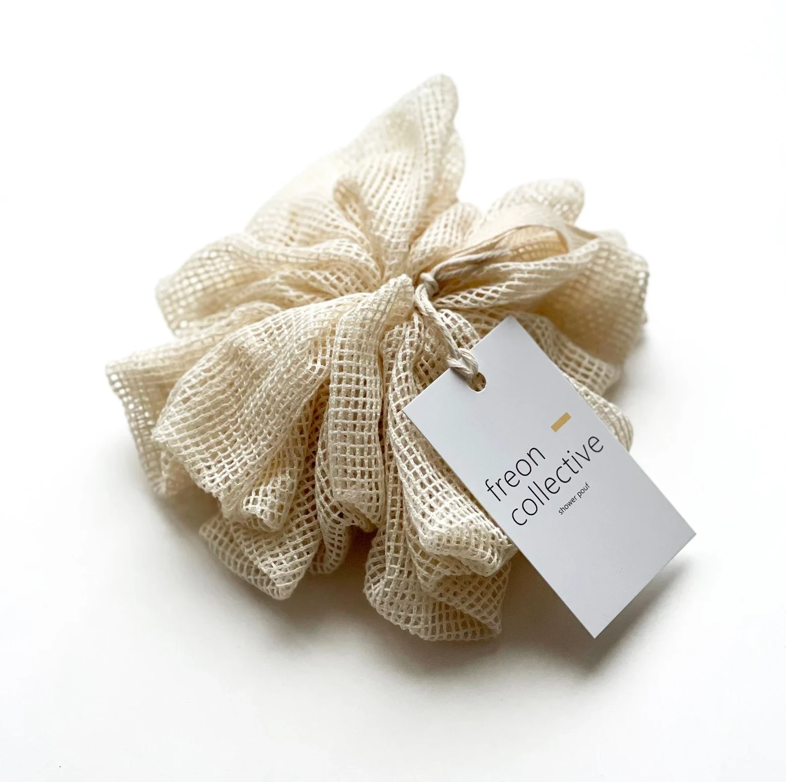 Etsy Organic Cotton Shower Pouf