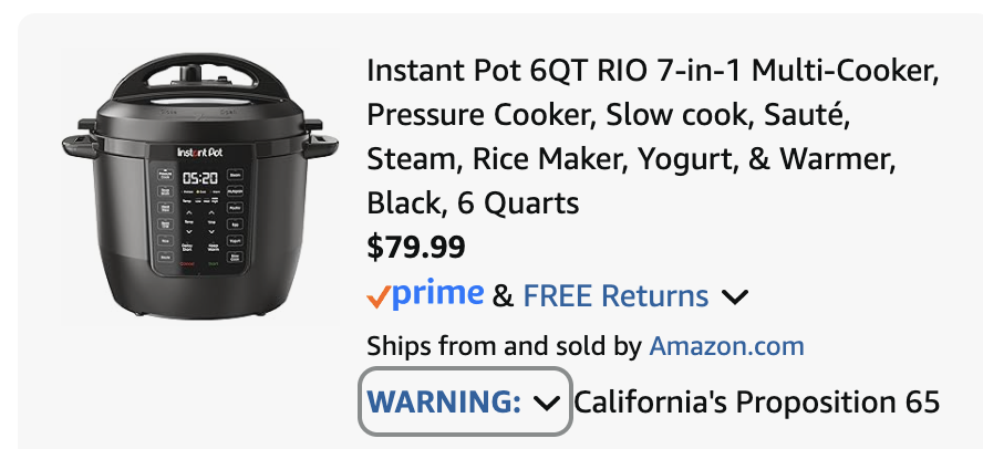 Instant Pot 6QT RIO 7-in-1 Multi-Cooker