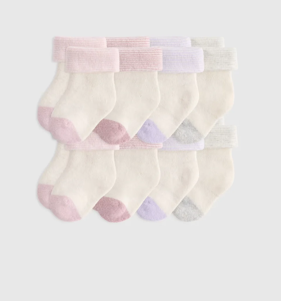 Quince Organic Cotton Fold Over Socks review