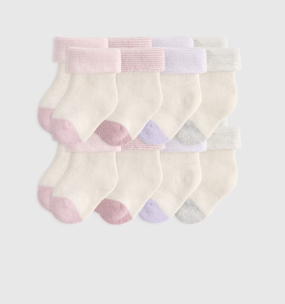 Quince Organic Cotton Fold Over Socks review