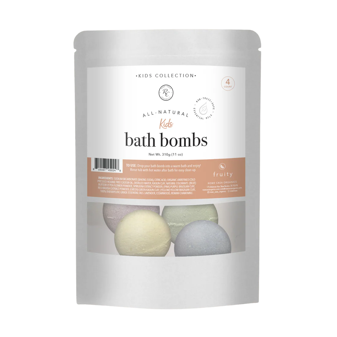 Rowe Casa Organics Kids Bath Bombs review and promo code