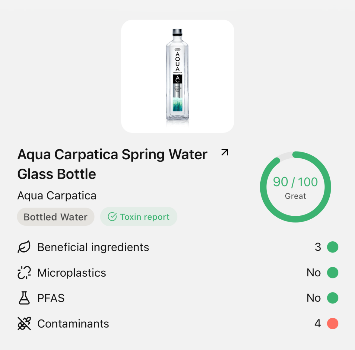 AQUA Carpatica Natural Spring Water review