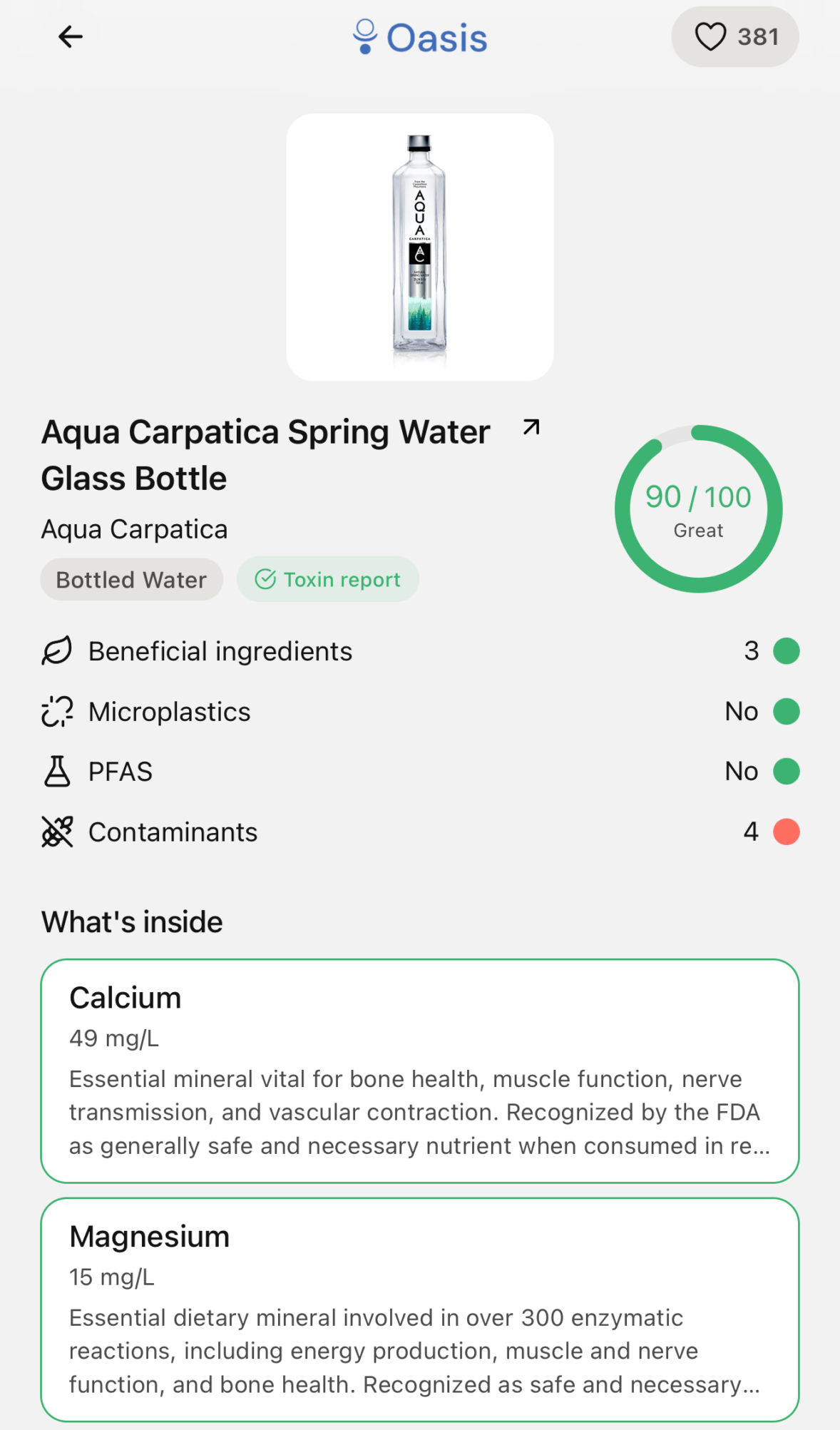 AQUA Carpatica Natural Spring Water review