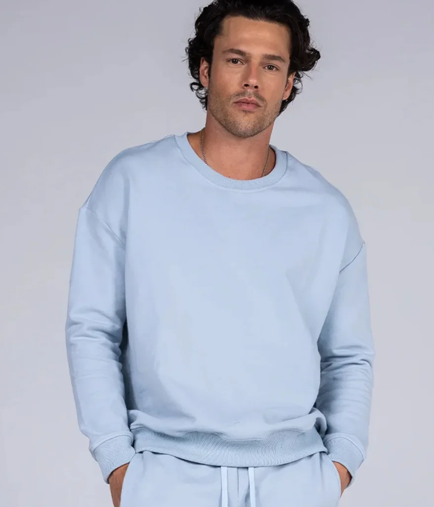 Allwear Men organic blue sweatshirt