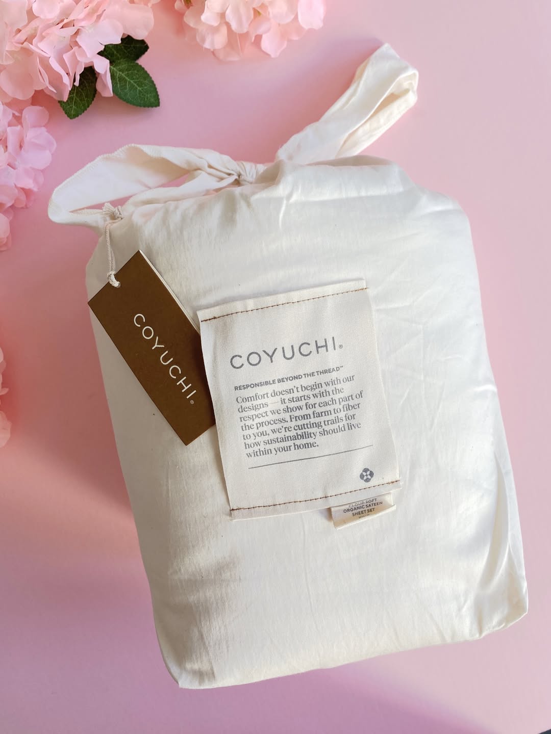 Coyuchi organic Sheets review and promo code