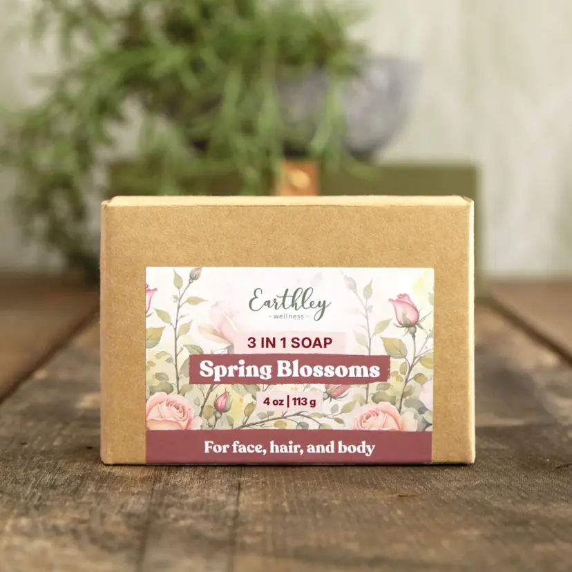 Earthley Spring Soap 3 in 1 Soap